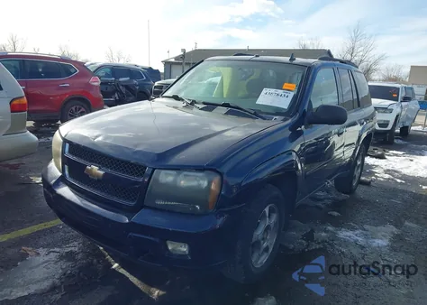 2008 Chevrolet Trailblazer Lt из США, поврежденный, VIN 1GNDS13S882118965